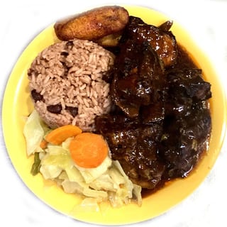 Brown stew chicken Lrg